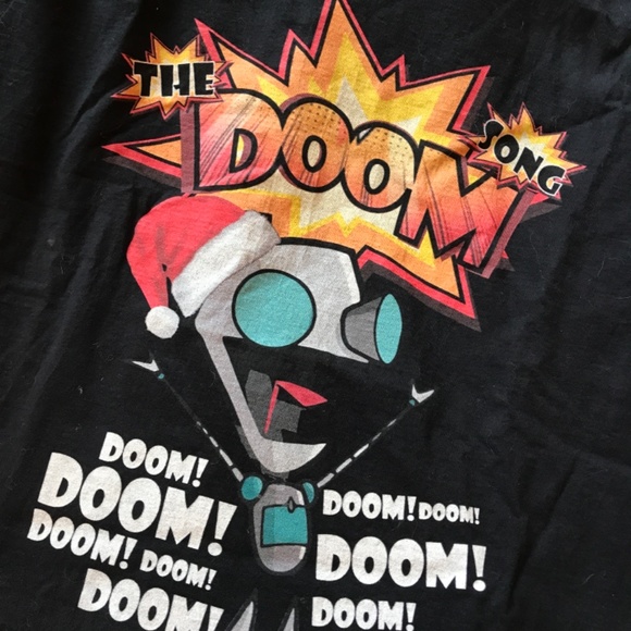 GIR Invader Zim Christmas/ Holiday Doom! Shirt - Picture 2 of 2
